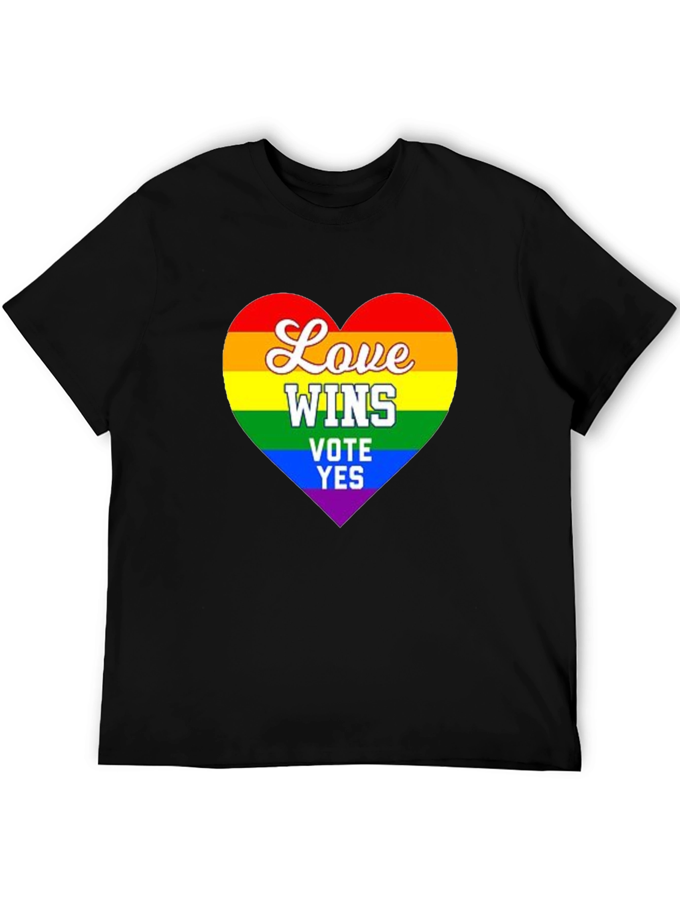 Love Wins Pride T-Shirt - Vote Yes