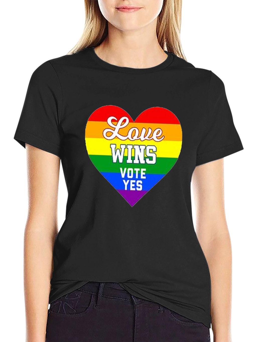 Love Wins Pride T-Shirt - Vote Yes