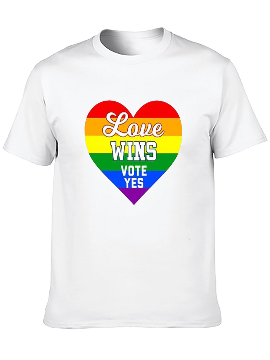 Love Wins Pride T-Shirt - Vote Yes