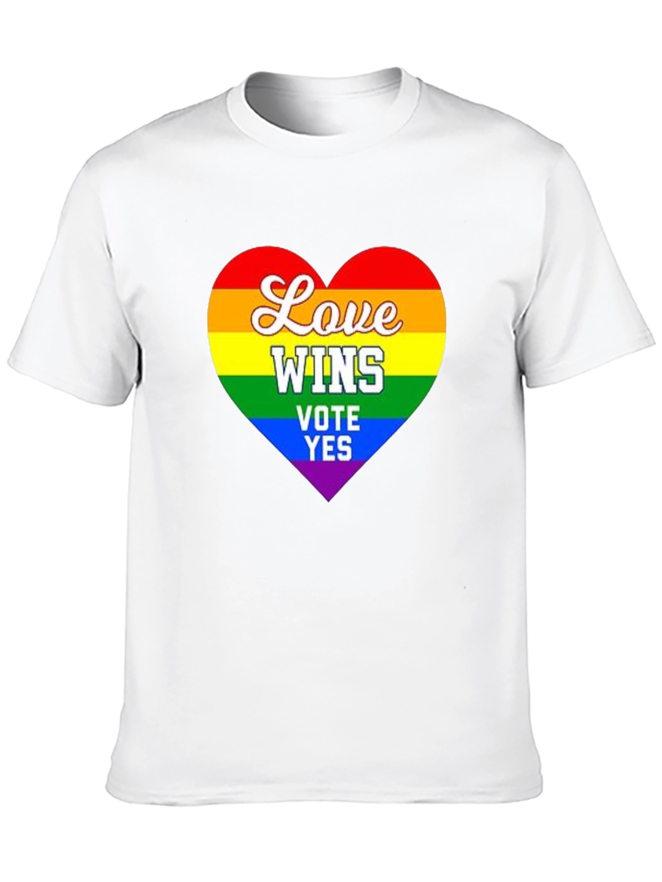 Love Wins Pride T-Shirt - Vote Yes