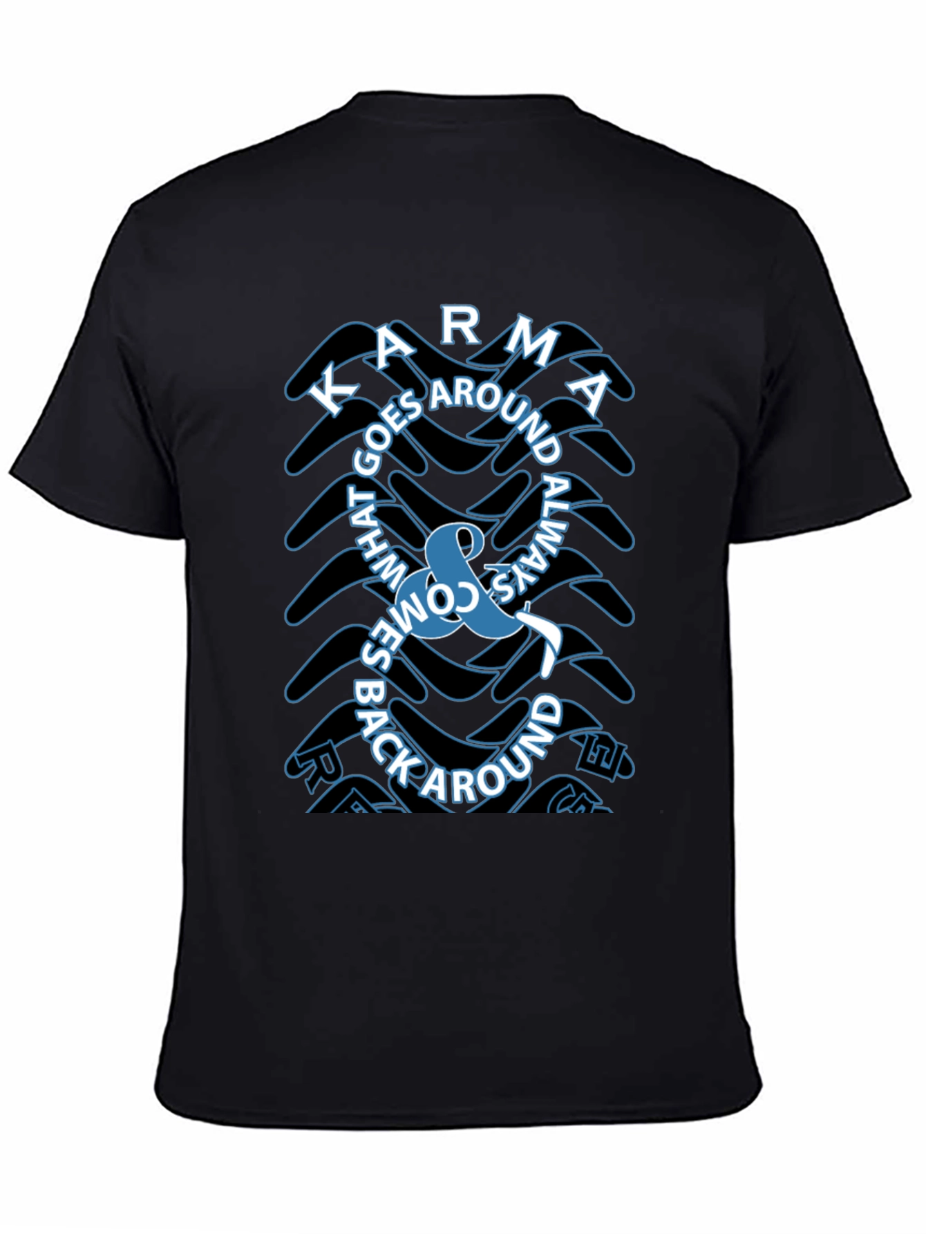 Karma Boomerang Graphic Tee - What Goes Around Comes Around