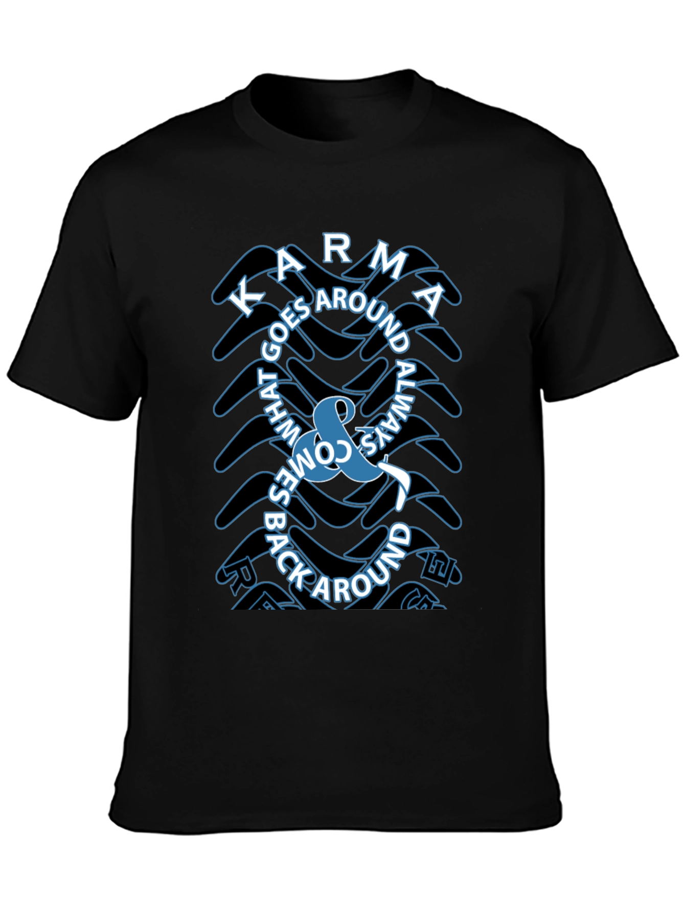 Karma Boomerang Graphic Tee - What Goes Around Comes Around