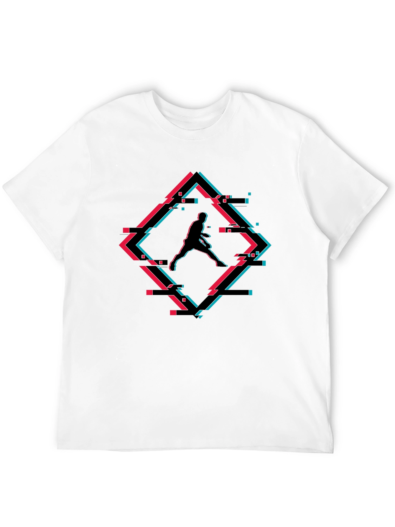 Jumpman Glitch T-Shirt - Black