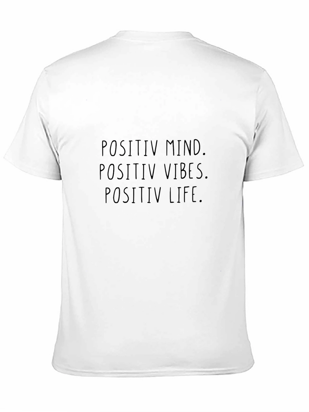 Positive Mind Vibes Life Black T-Shirt