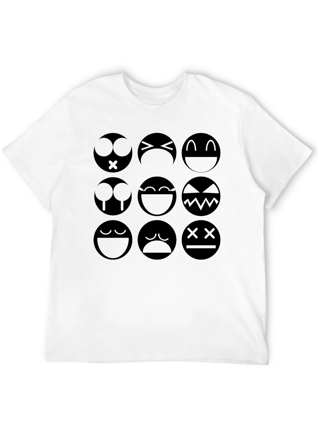 Expression Emoji T-Shirt - Black