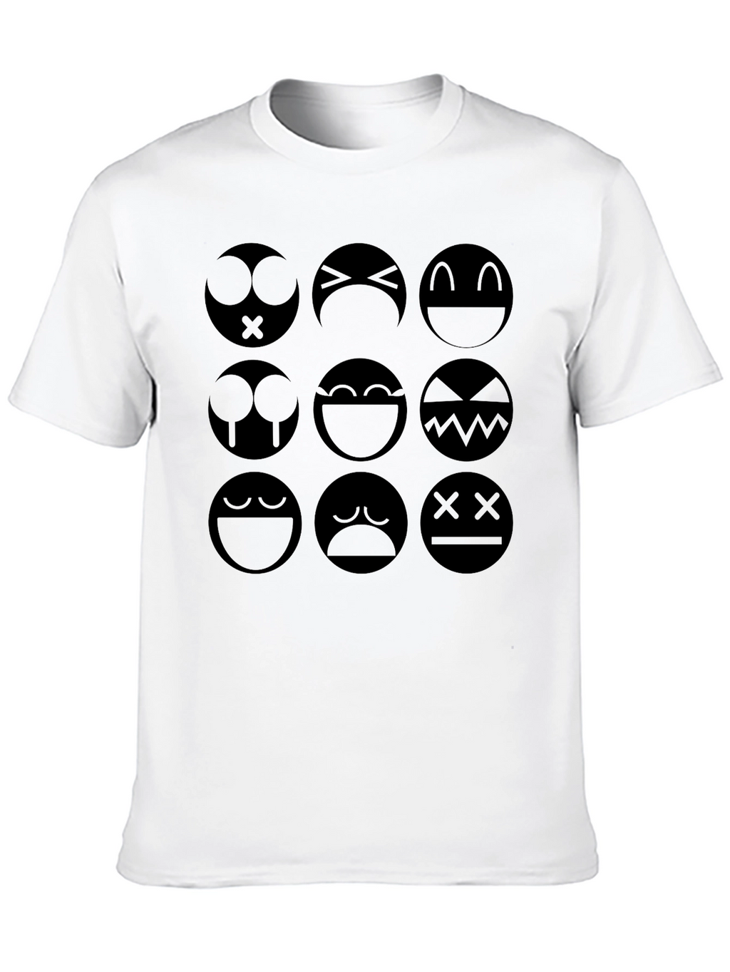 Expression Emoji T-Shirt - Black