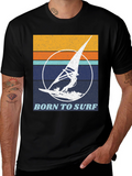 Retro Surfing T-Shirt - Born to Surf
