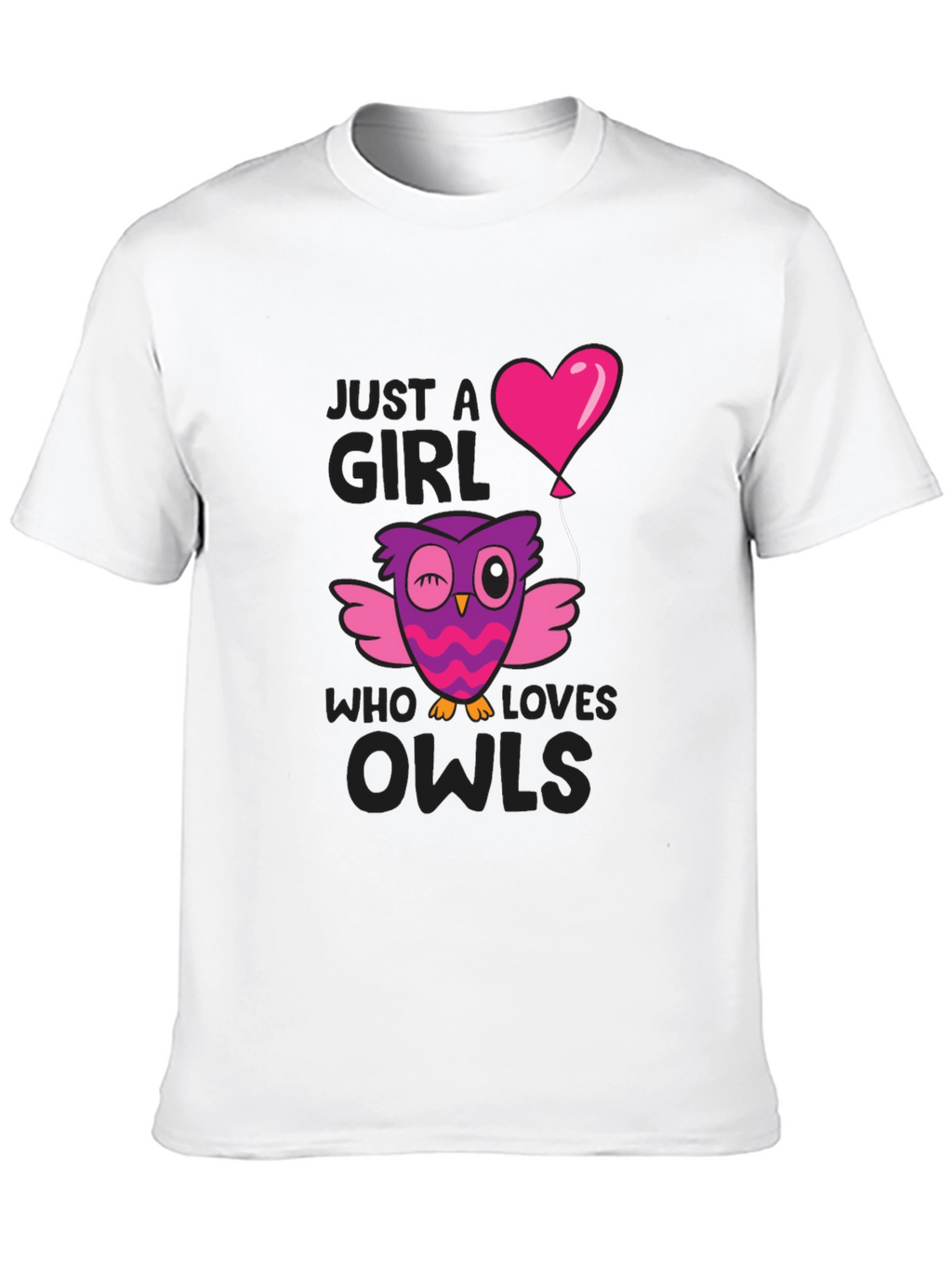 Just A Girl Who Loves Owls T-Shirt