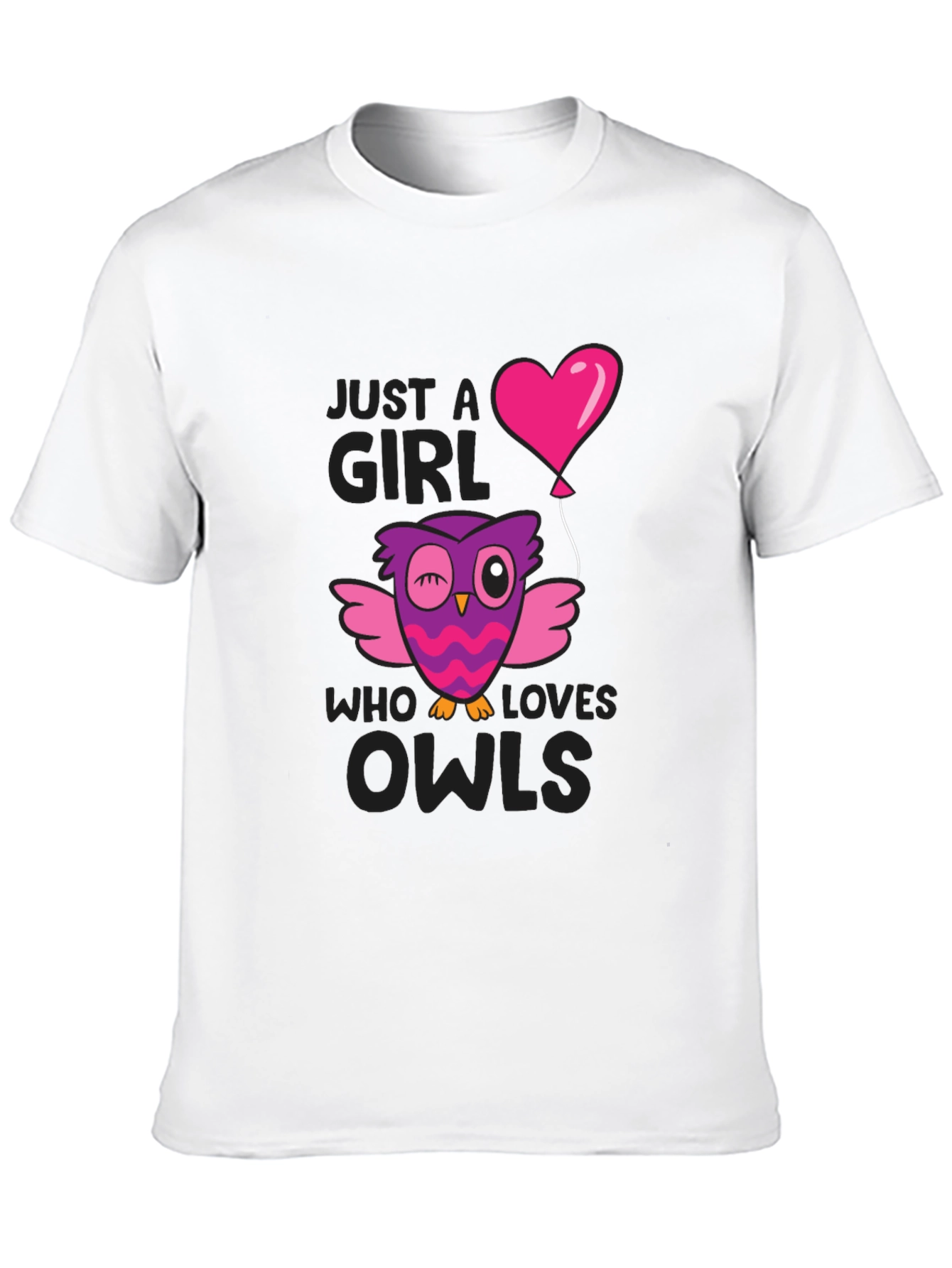 Just A Girl Who Loves Owls T-Shirt