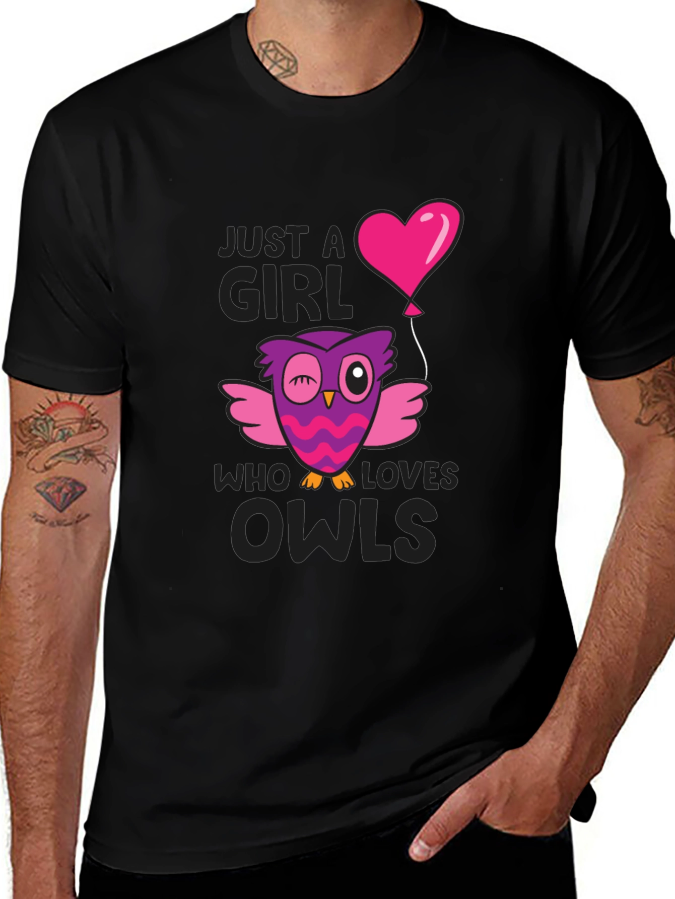 Just A Girl Who Loves Owls T-Shirt