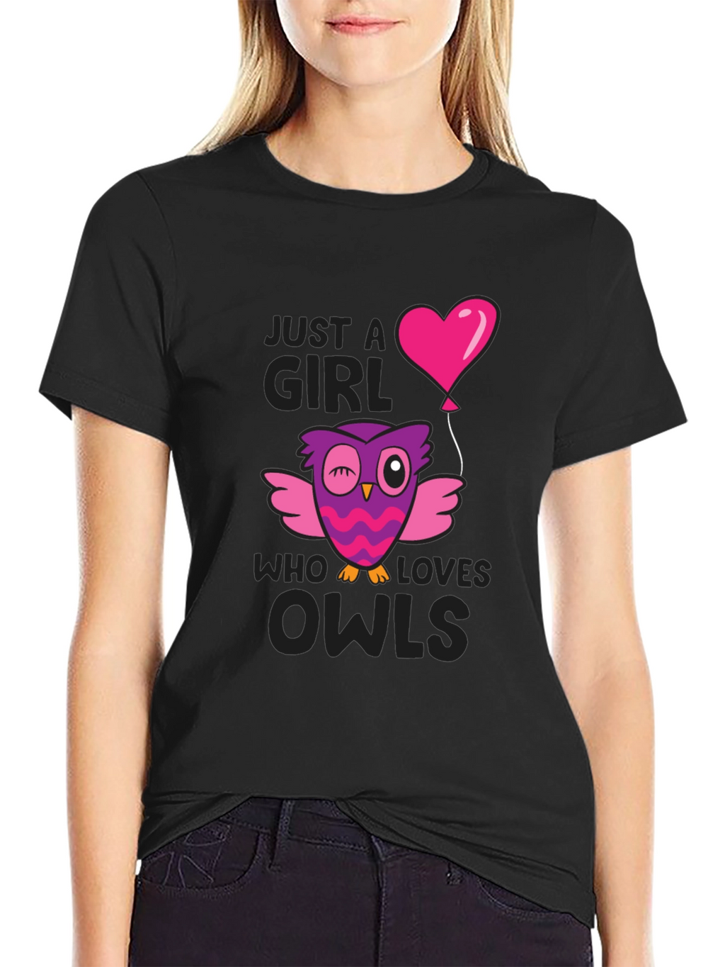 Just A Girl Who Loves Owls T-Shirt