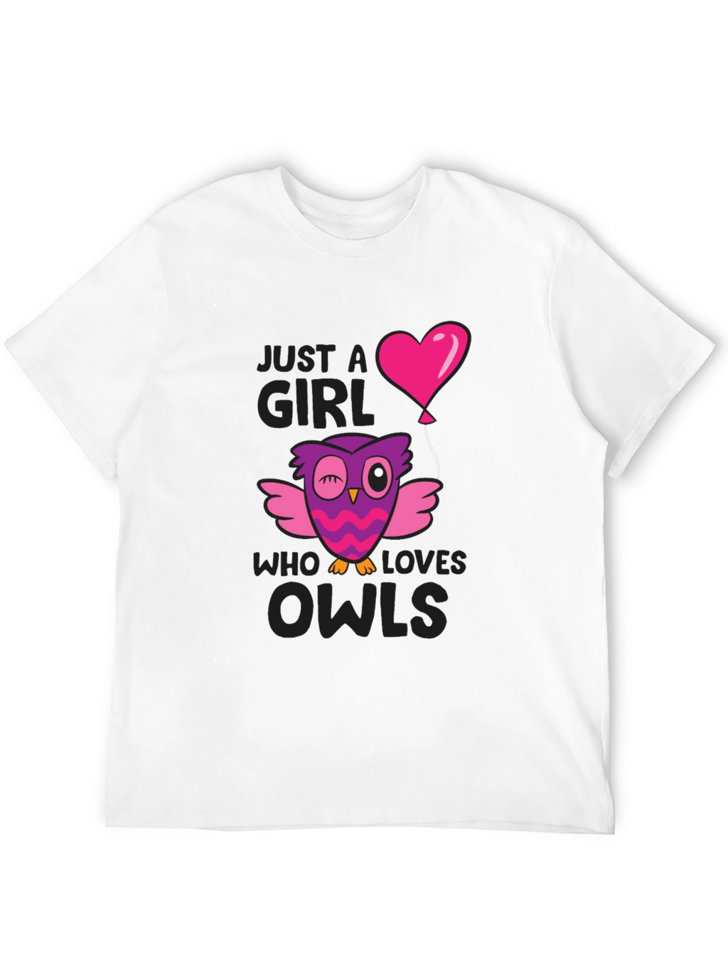 Just A Girl Who Loves Owls T-Shirt