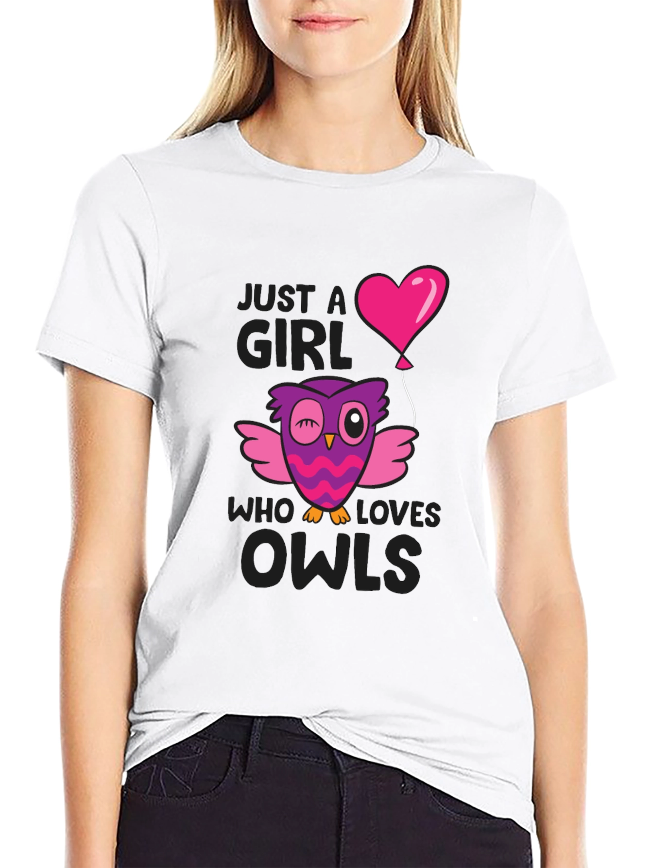 Just A Girl Who Loves Owls T-Shirt