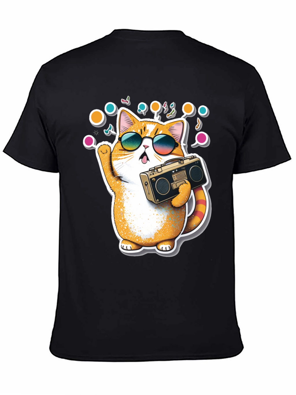 Cool Cat Boombox Graphic Tee