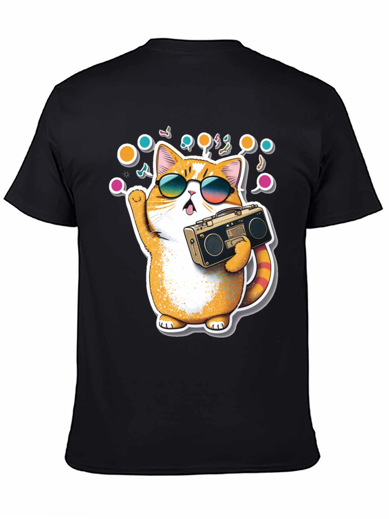 Cool Cat Boombox Graphic Tee