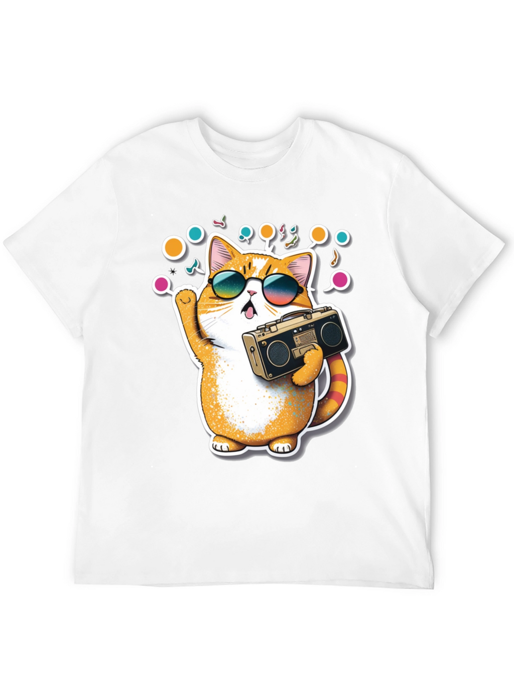 Cool Cat Boombox Graphic Tee
