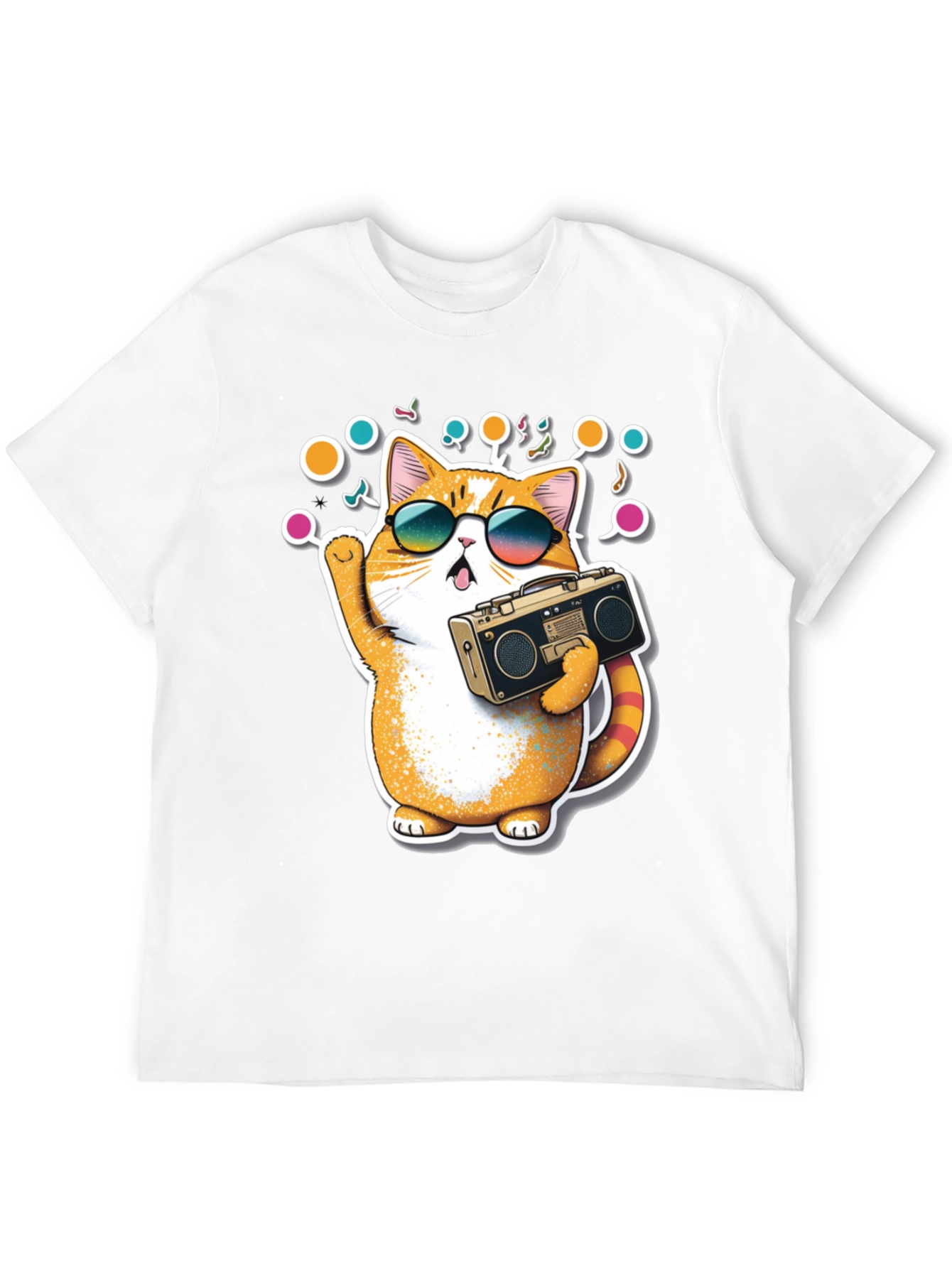 Cool Cat Boombox Graphic Tee