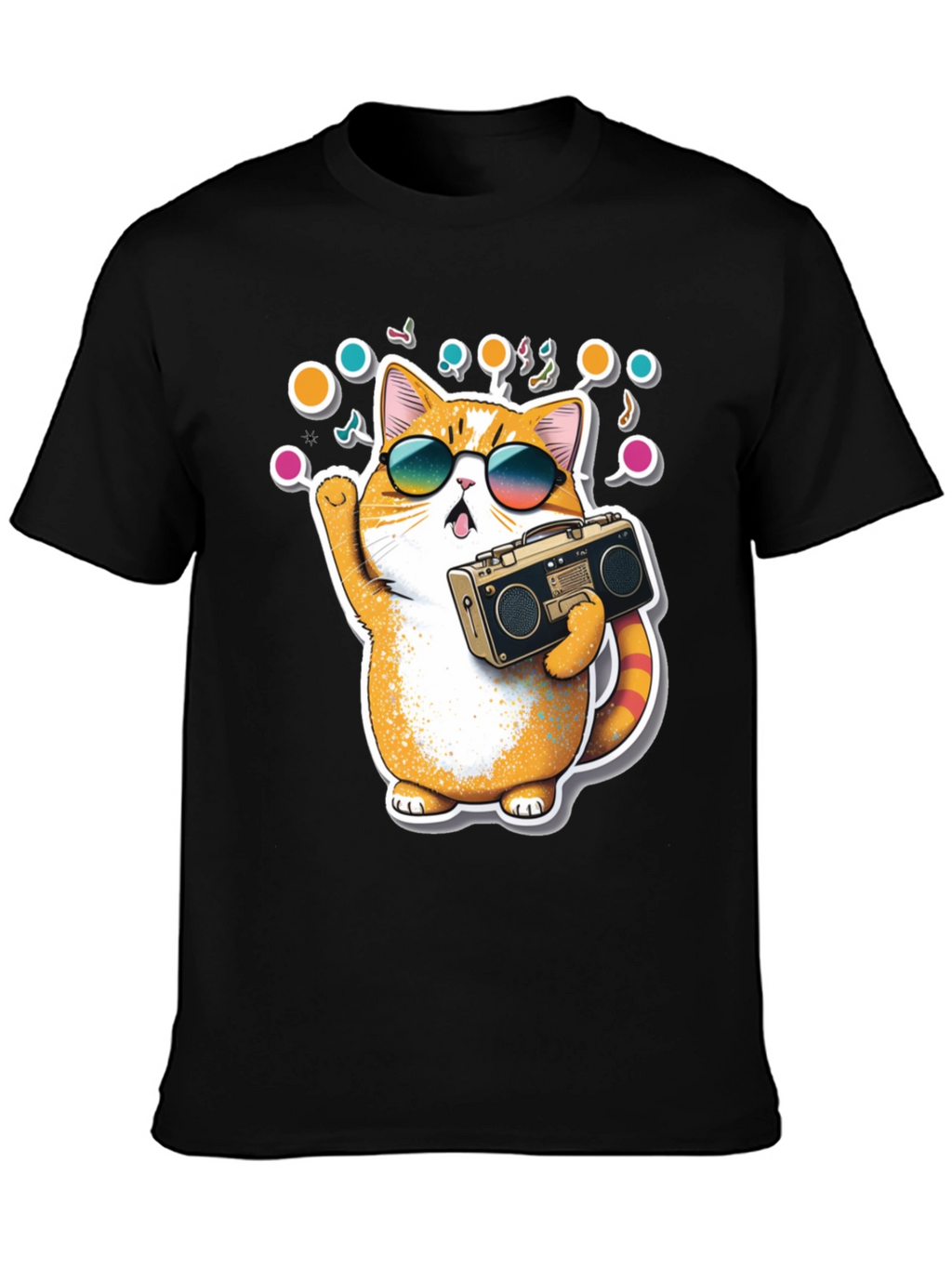Cool Cat Boombox Graphic Tee