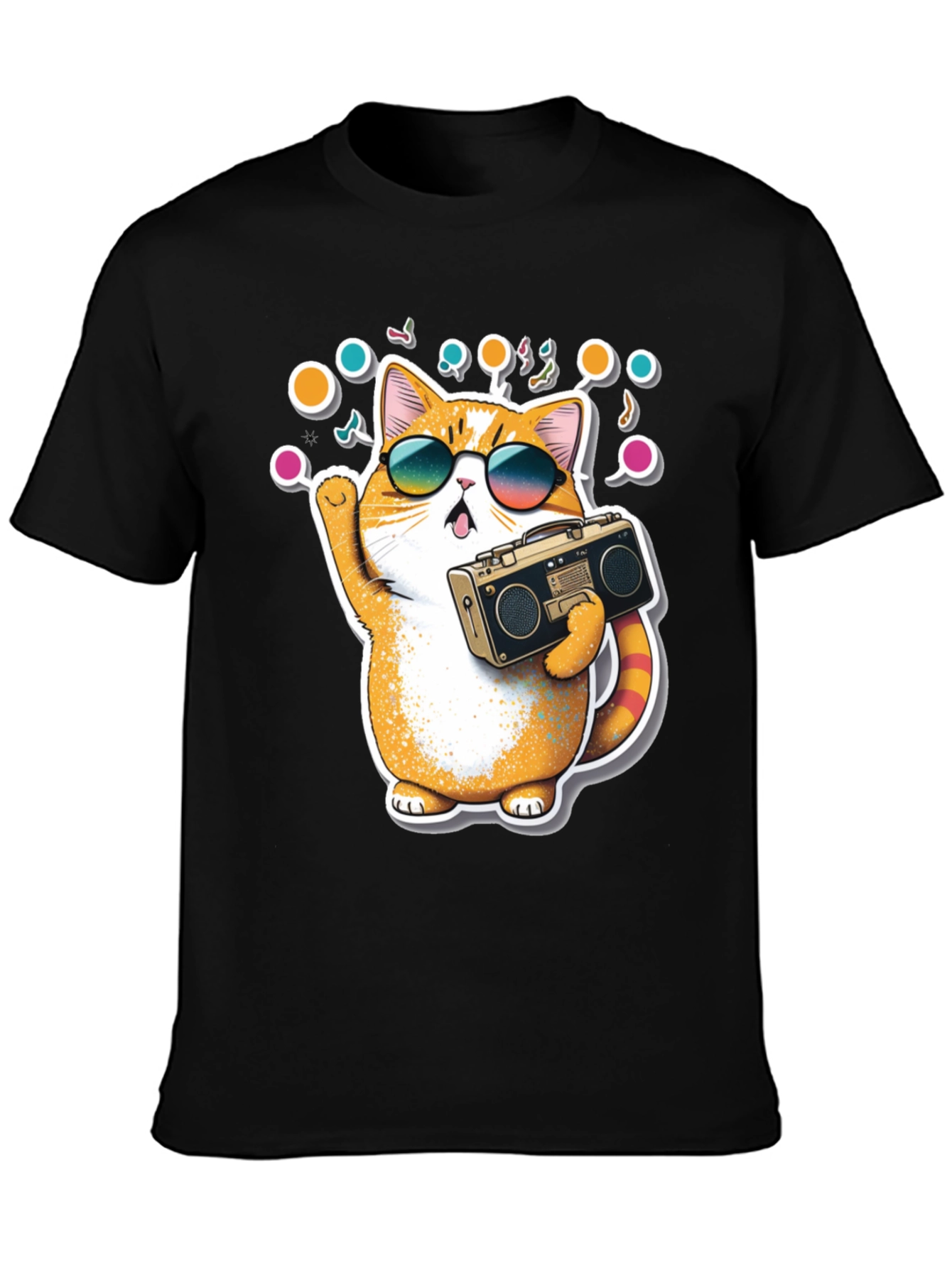 Cool Cat Boombox Graphic Tee