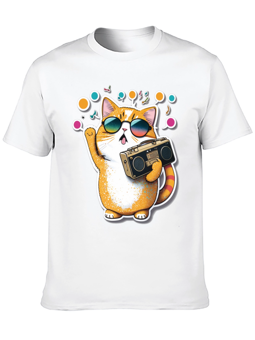Cool Cat Boombox Graphic Tee