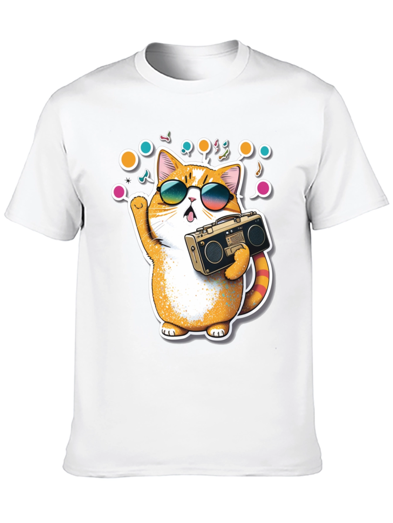 Cool Cat Boombox Graphic Tee
