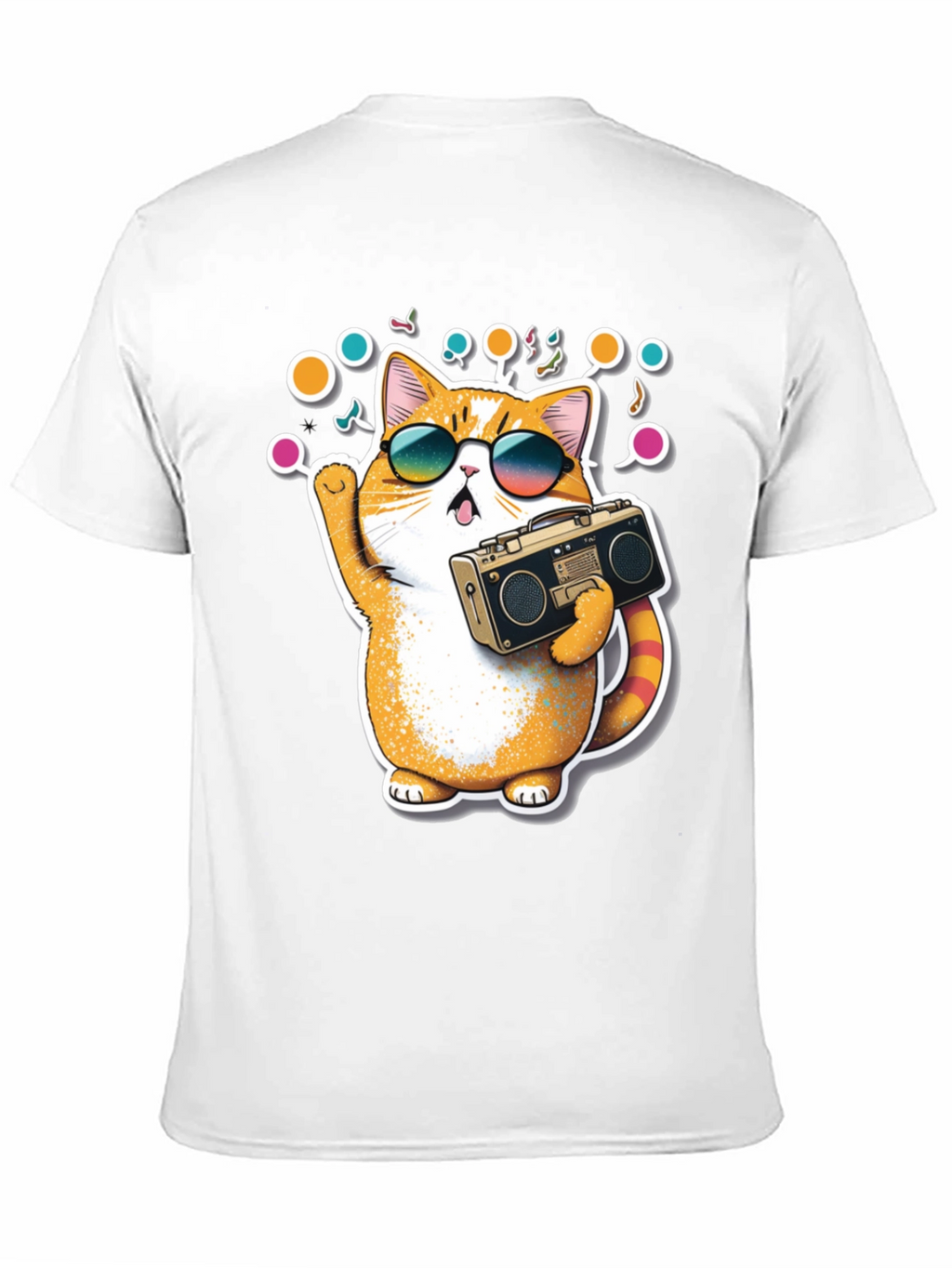 Cool Cat Boombox Graphic Tee