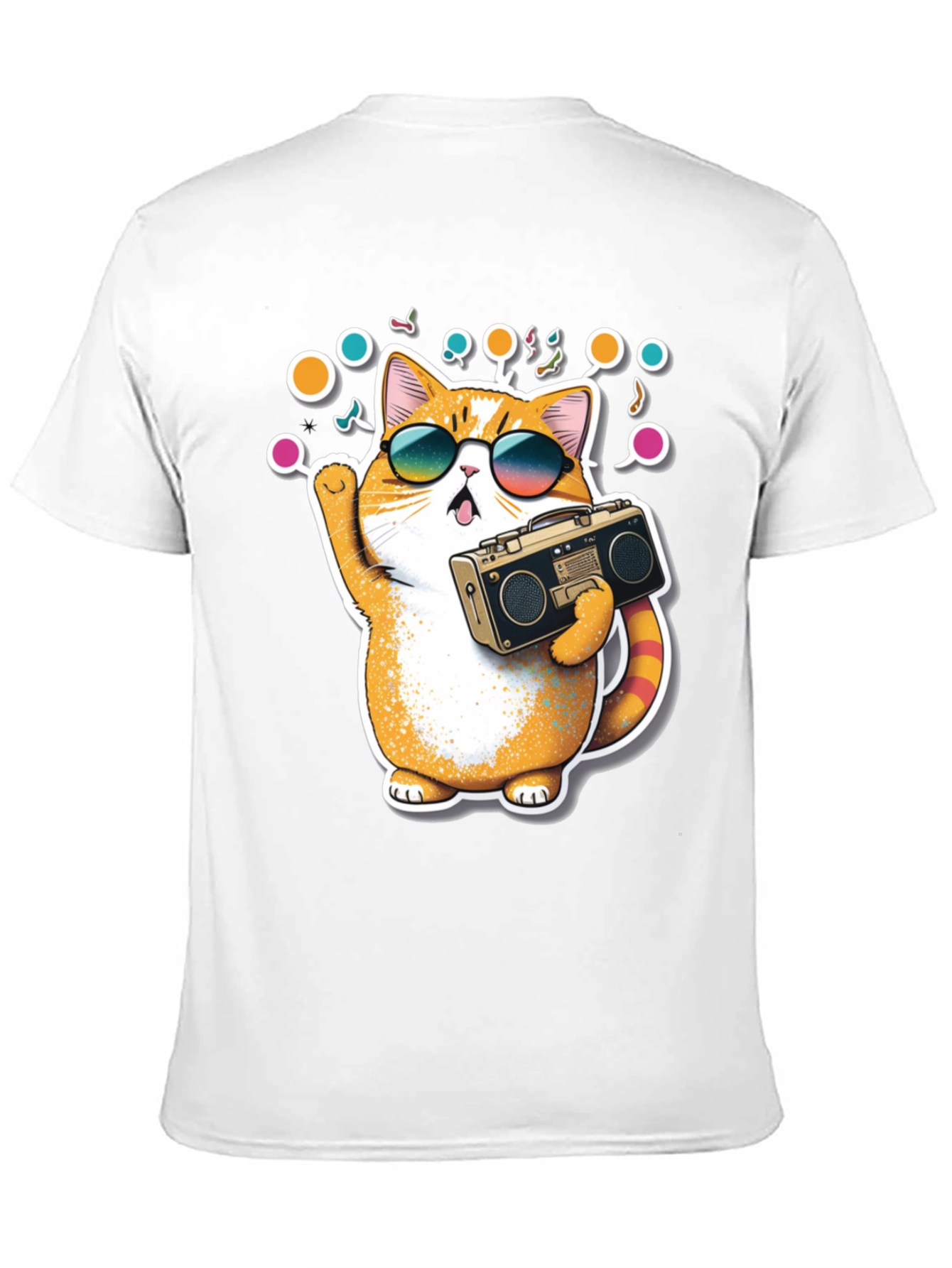Cool Cat Boombox Graphic Tee
