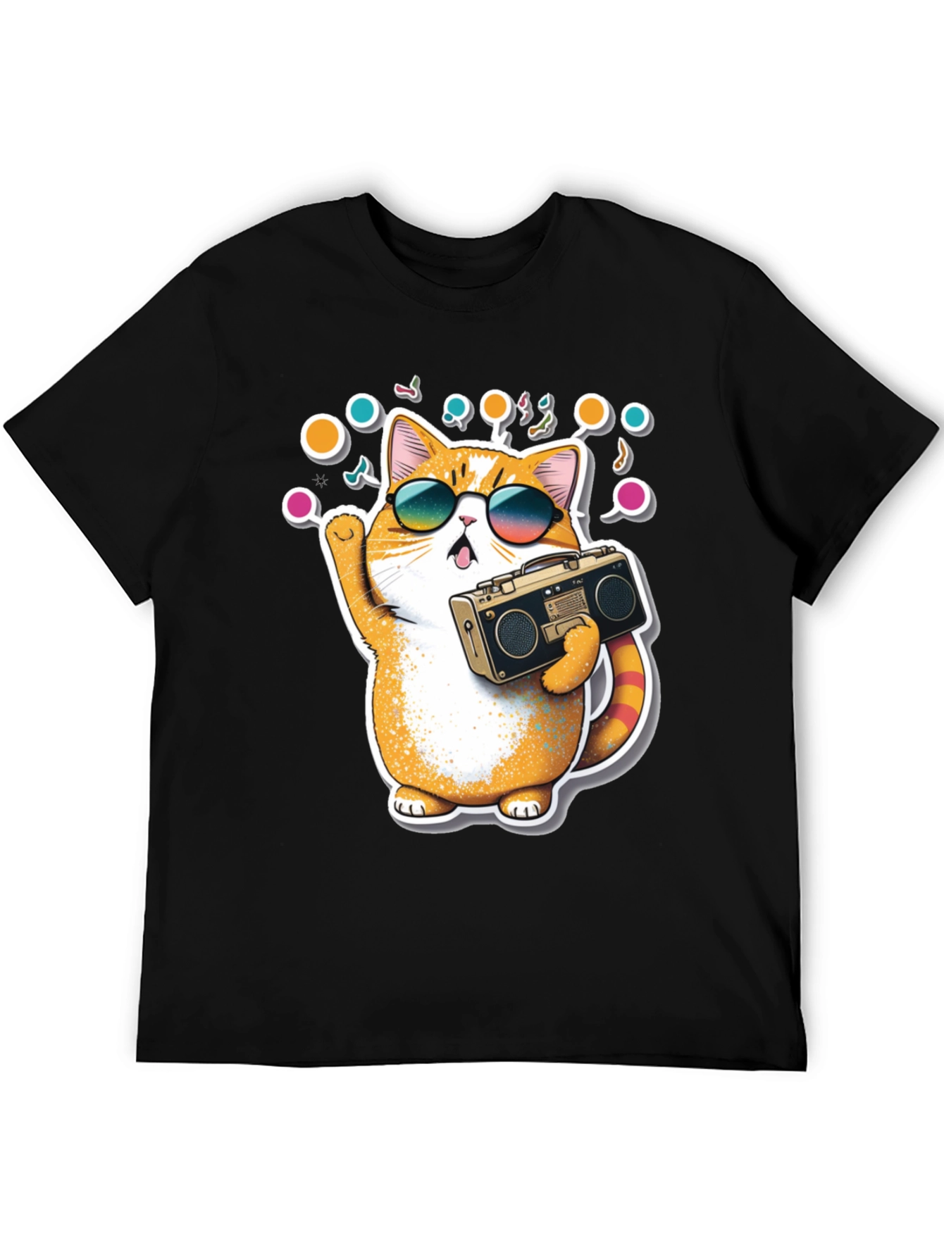 Cool Cat Boombox Graphic Tee