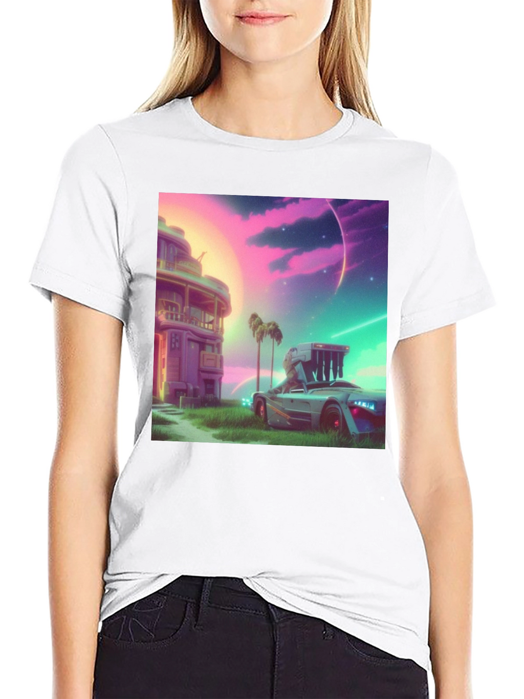 Retro Future T-Shirt - Vaporwave Design