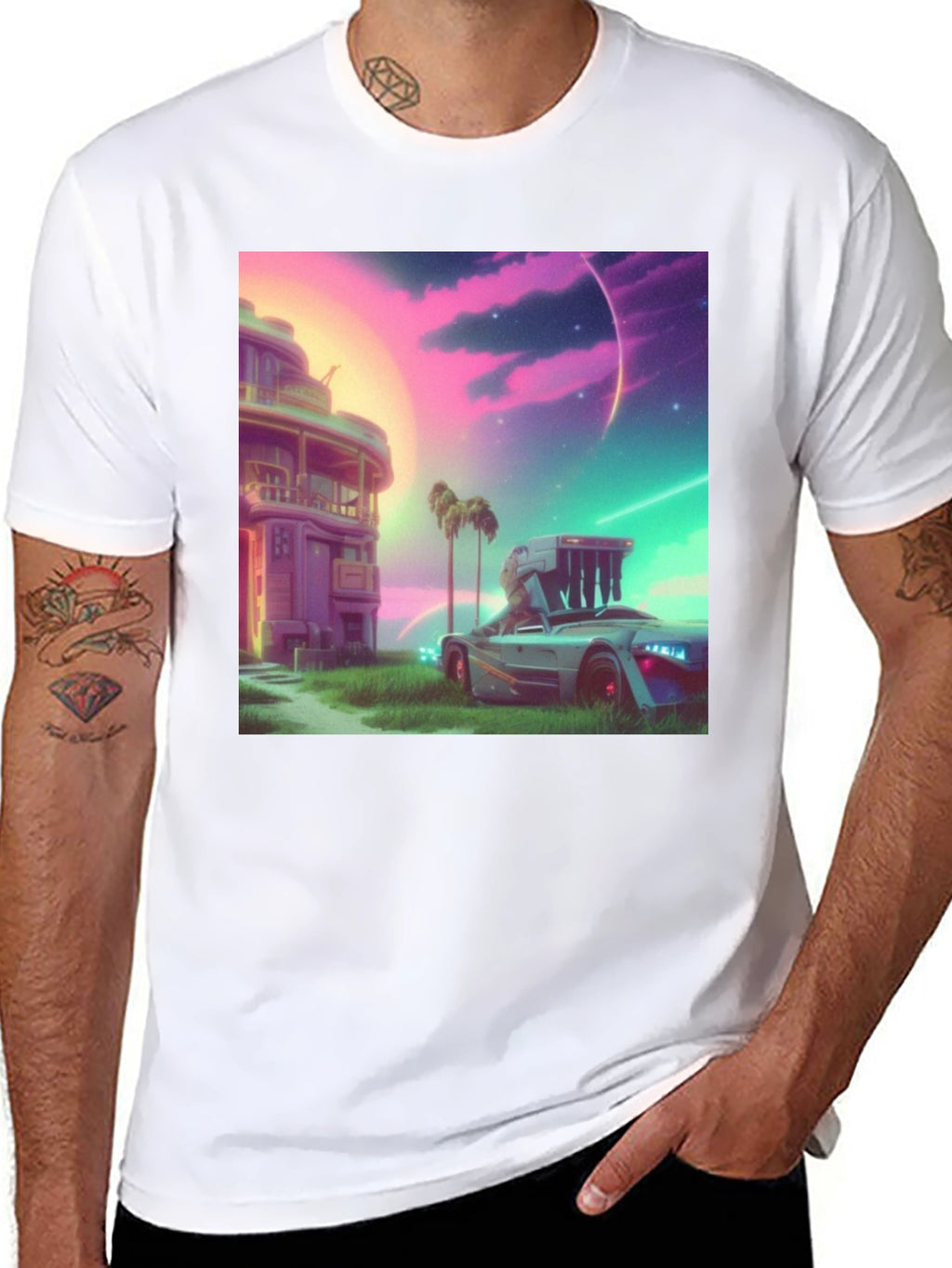 Retro Future T-Shirt - Vaporwave Design