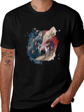 American Wolf Graphic Tee