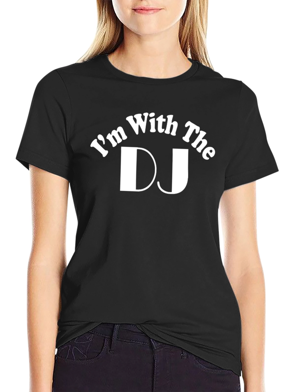Im With The DJ Black T-Shirt