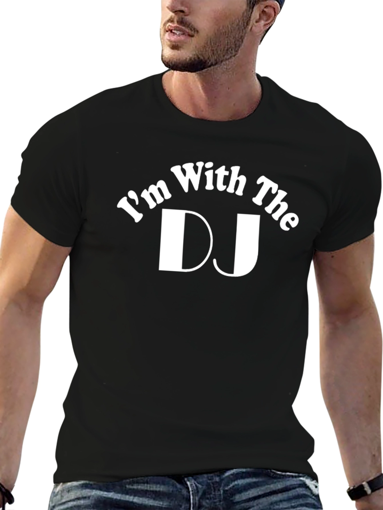 Im With The DJ Black T-Shirt