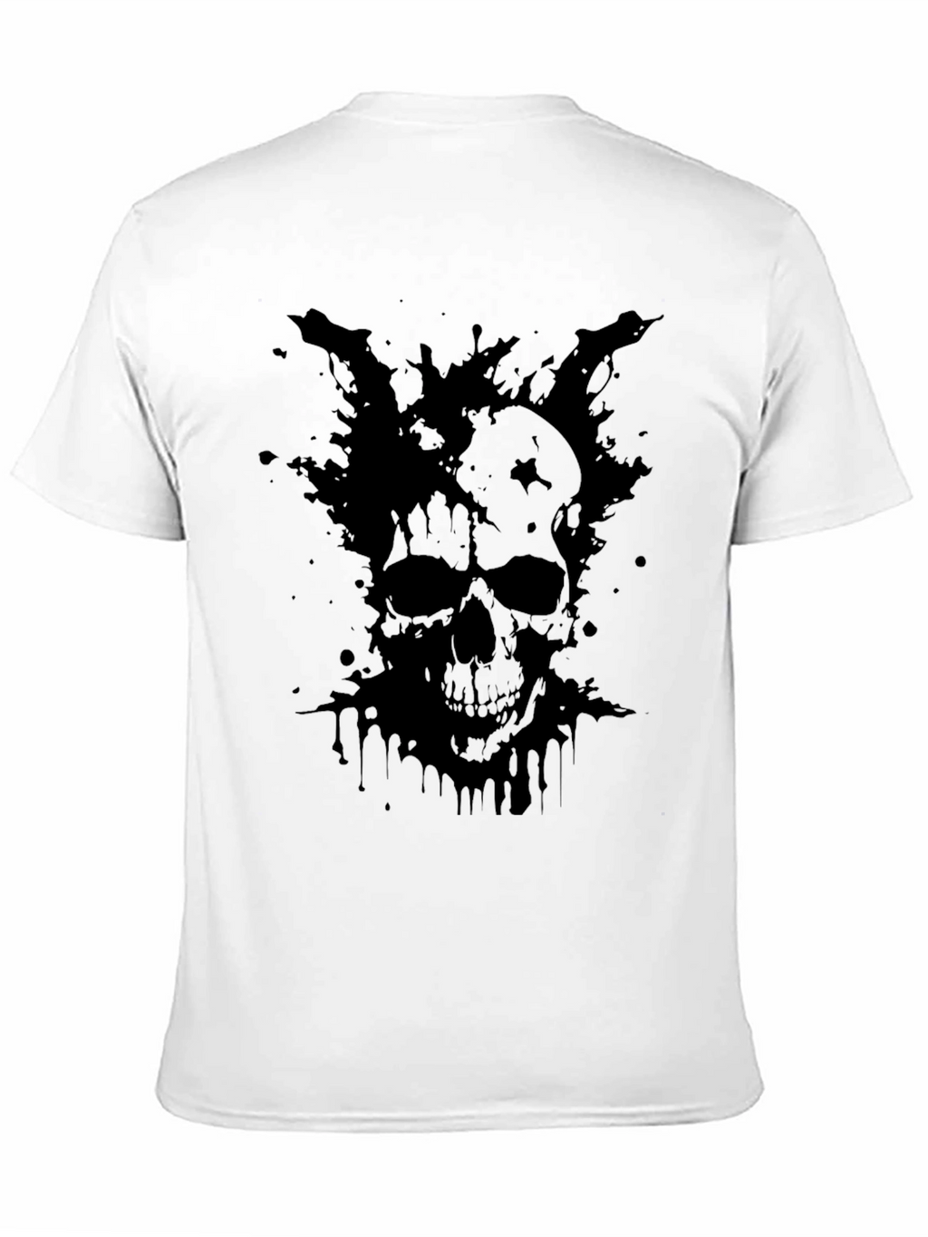 Dark Skull Graphic T-Shirt - Mens Black Tee