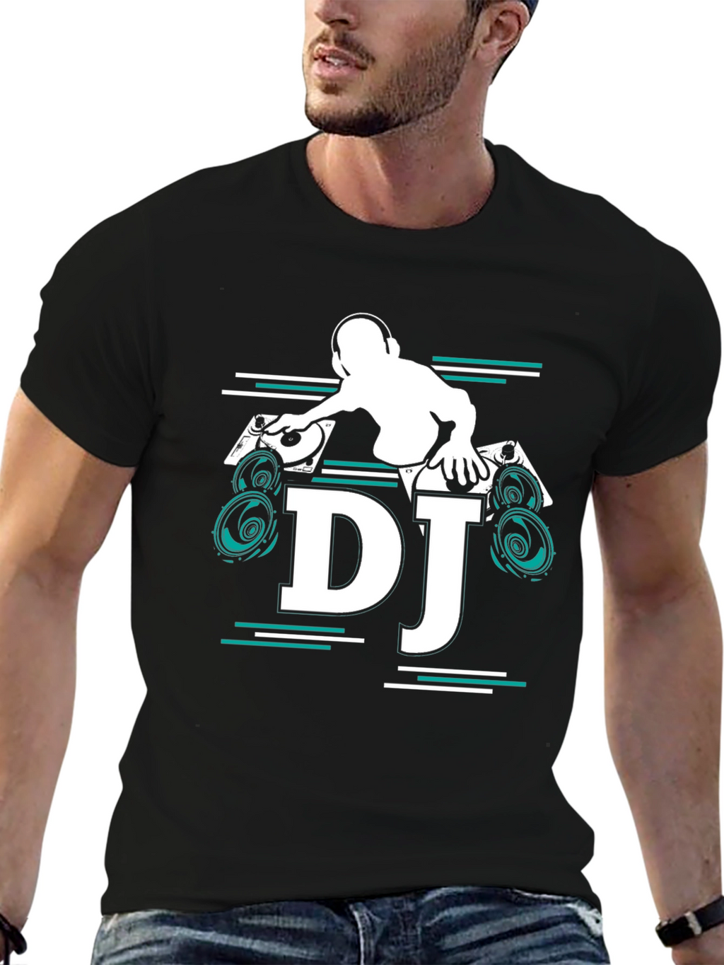 DJ Graphic Tee - Turntable Music Lover T-Shirt