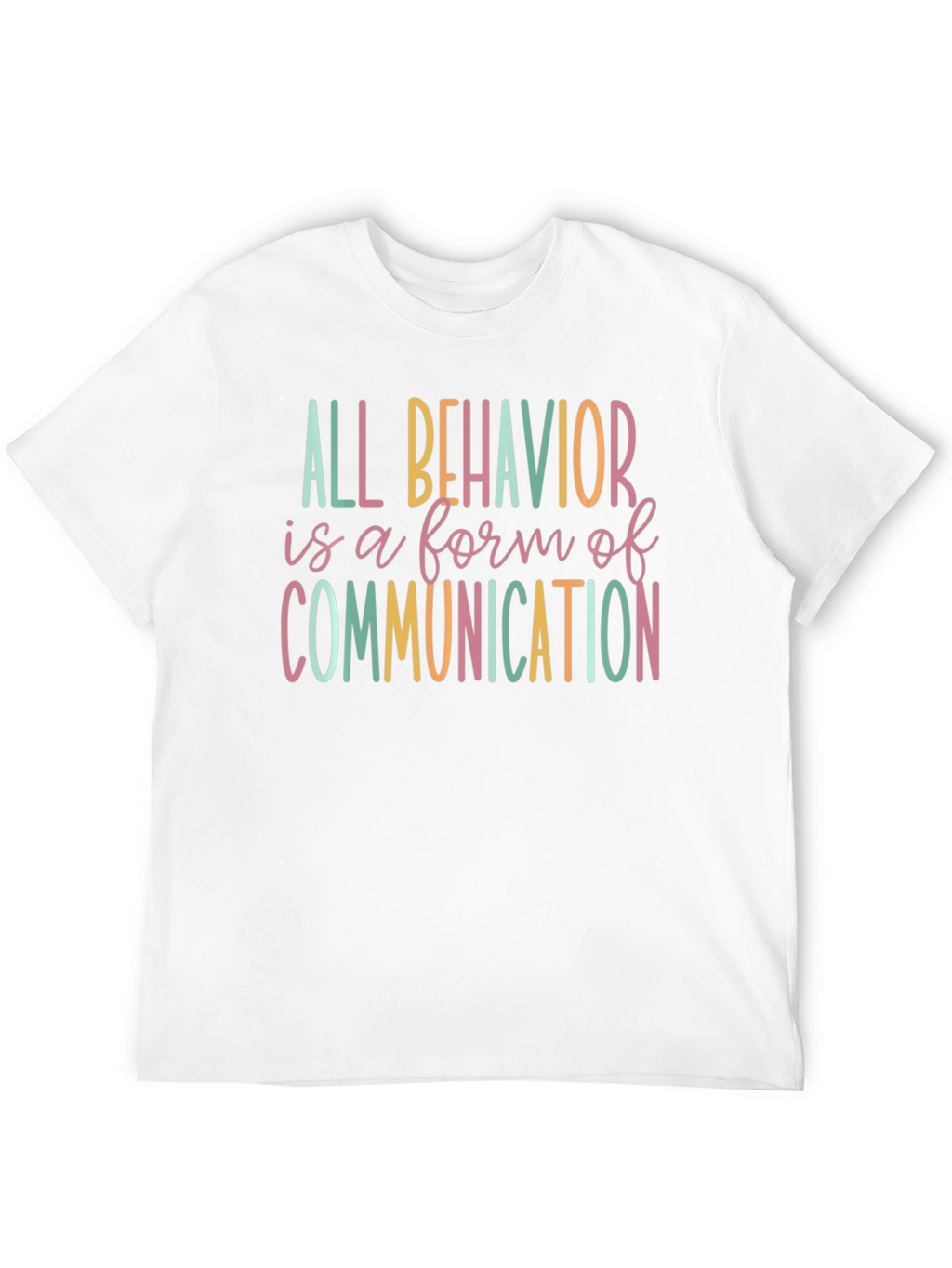 All Behavior Communication T-Shirt - Black