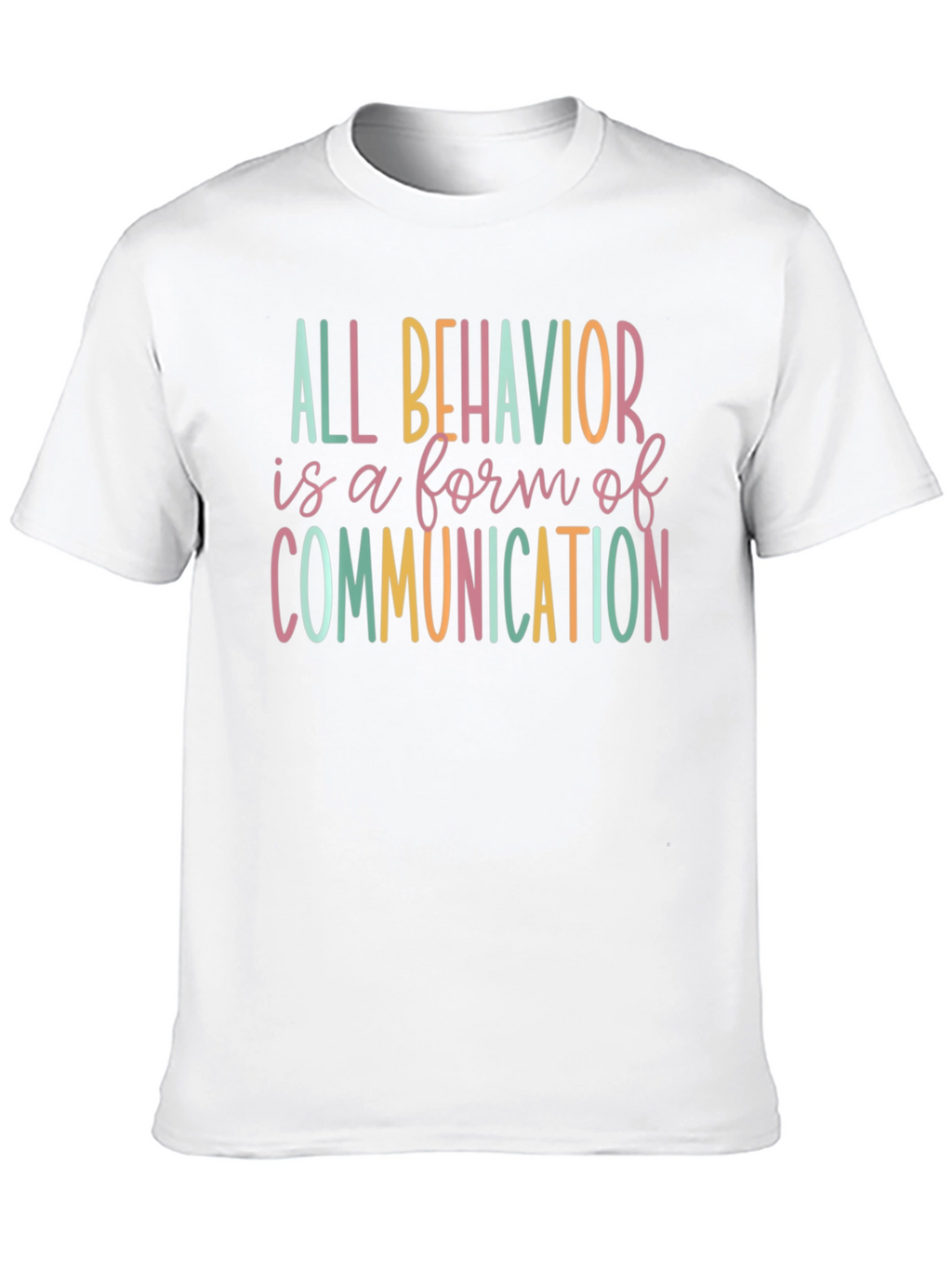 All Behavior Communication T-Shirt - Black