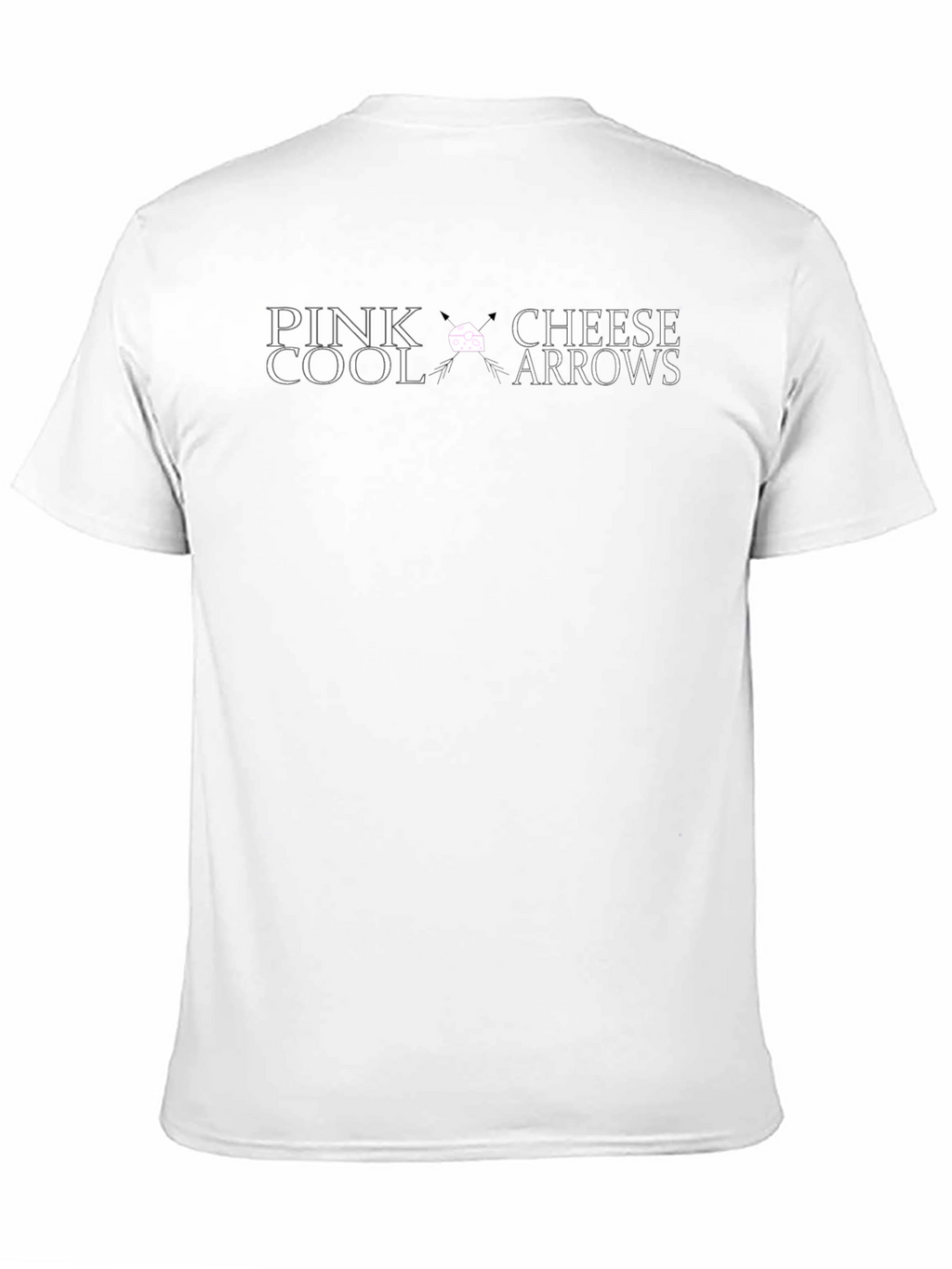 Pink Cool Cheese Arrows Graphic T-Shirt