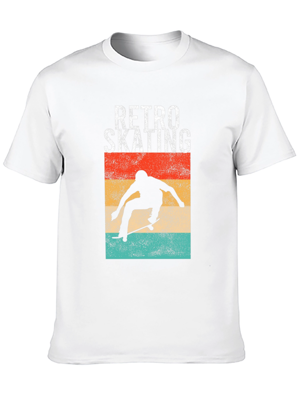 Retro Skating Graphic Tee - Black