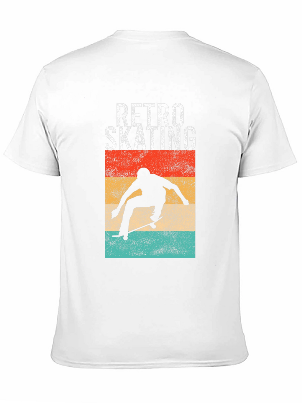 Retro Skating Graphic Tee - Black