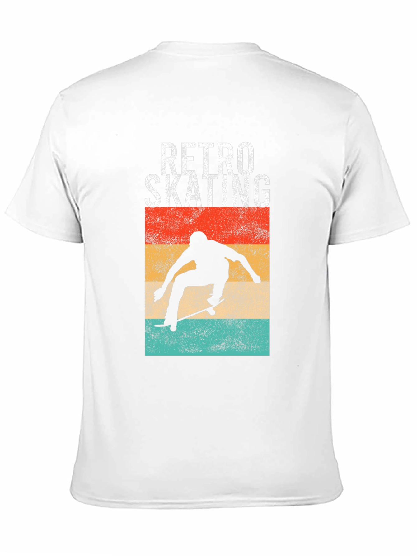 Retro Skating Graphic Tee - Black