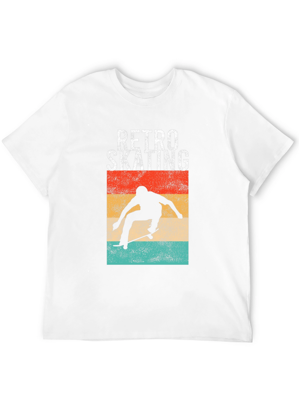 Retro Skating Graphic Tee - Black