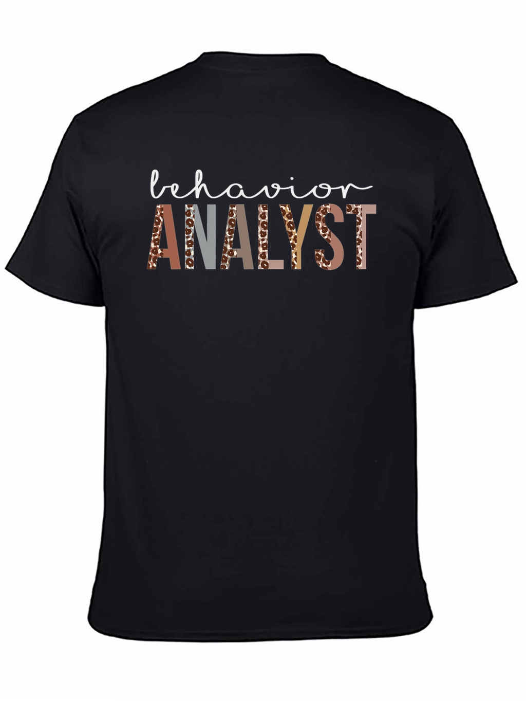 Behavior Analyst Leopard Print T-Shirt