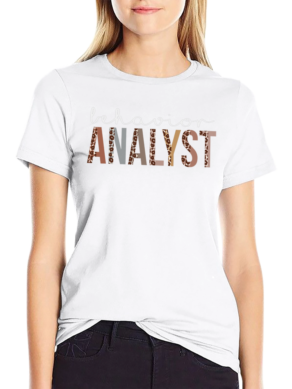 Behavior Analyst Leopard Print T-Shirt