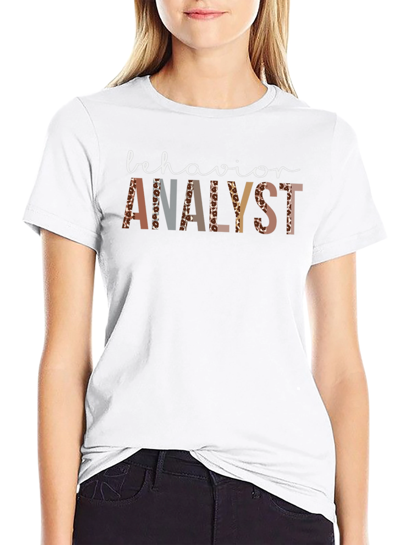 Behavior Analyst Leopard Print T-Shirt