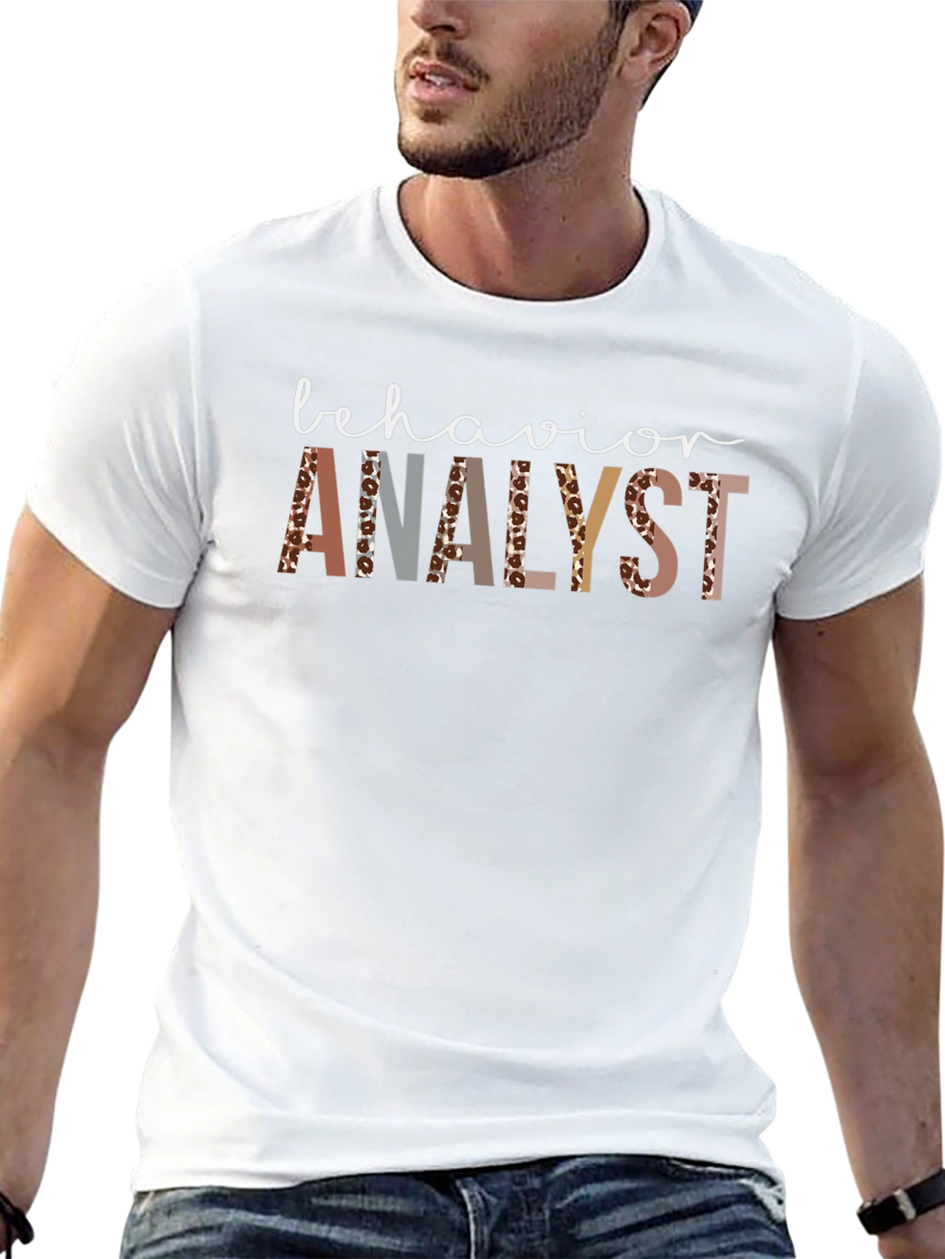 Behavior Analyst Leopard Print T-Shirt