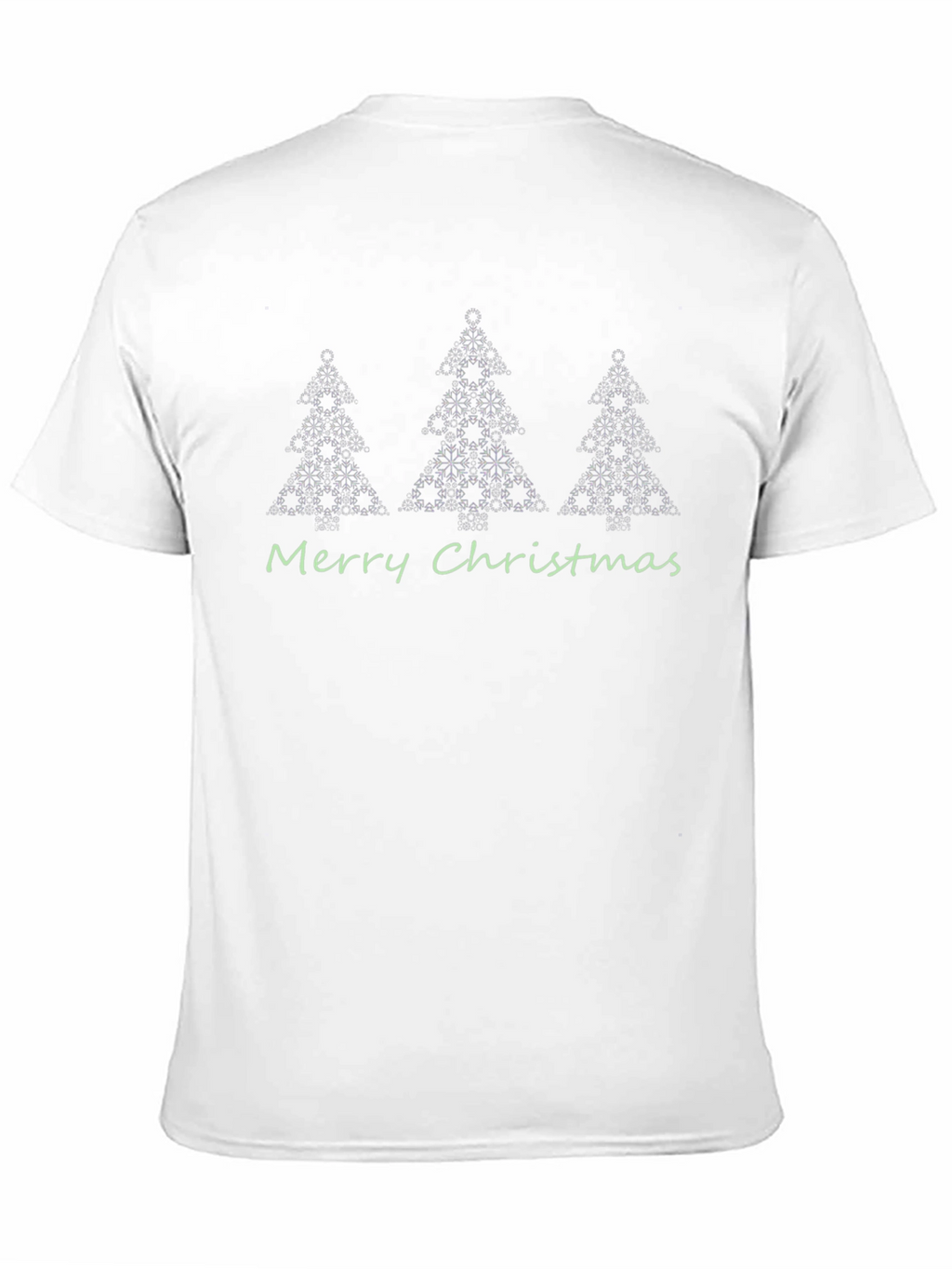 Festive Christmas Tree Snowflake Graphic Tee