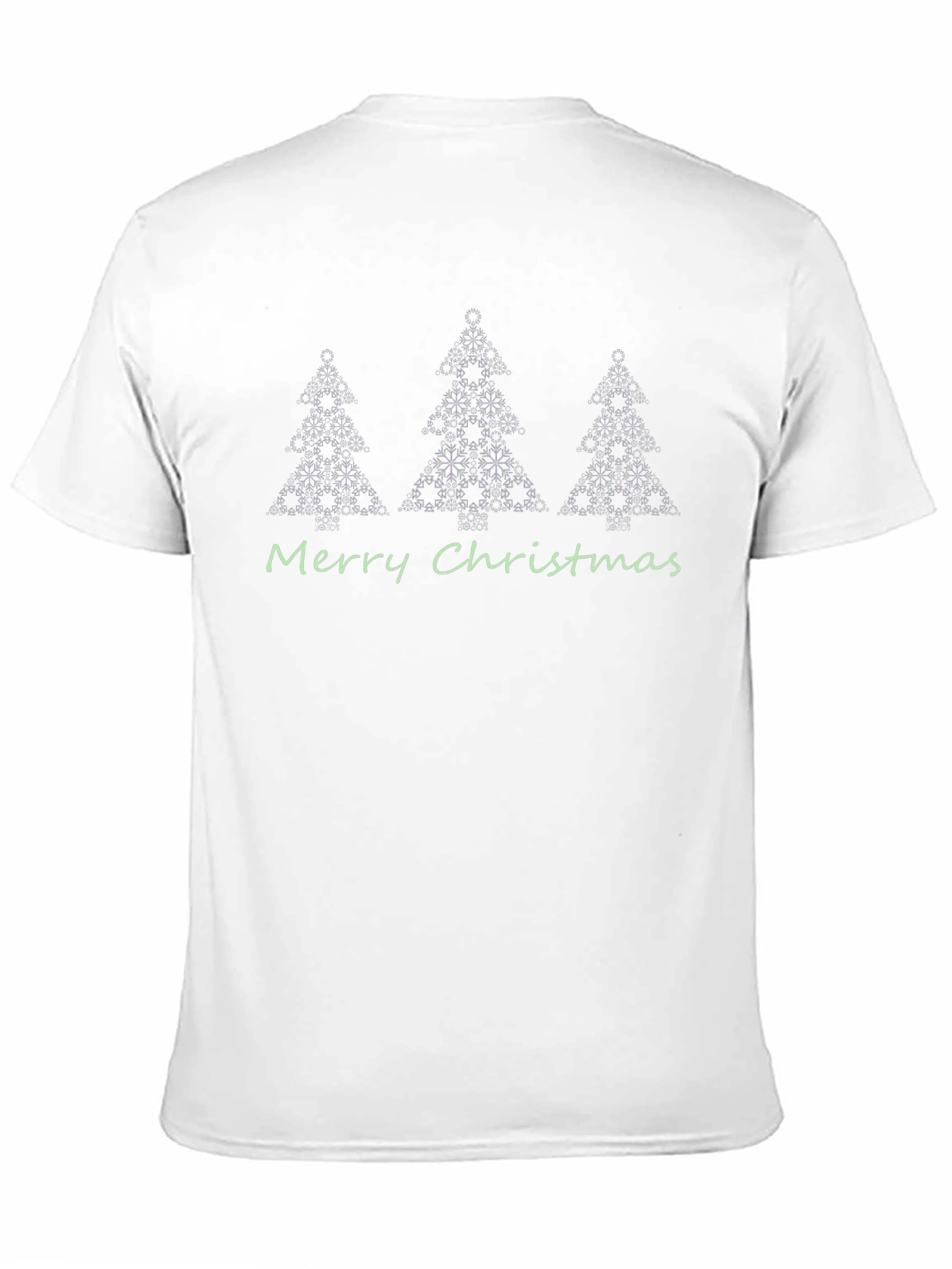 Festive Christmas Tree Snowflake Graphic Tee