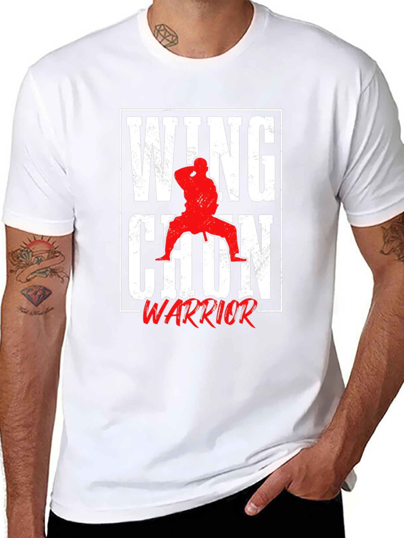 Wing Chun Warrior Black T-Shirt