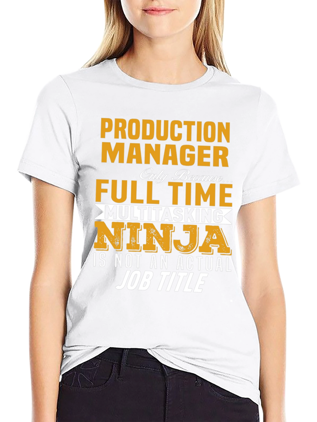 Production Manager Full Time Multitasking Ninja T-Shirt